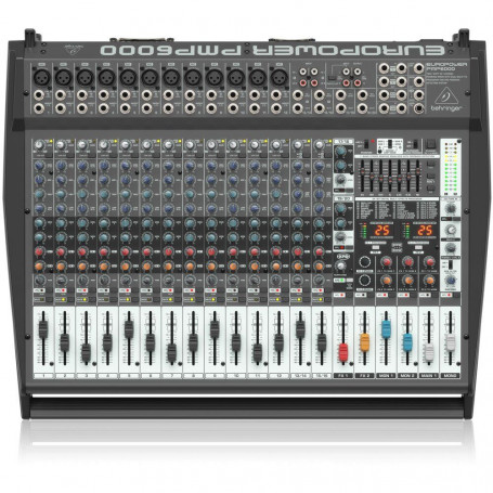 Активный микшер Behringer Europower PMP6000, 1600 Ватт, 20-ти канальный