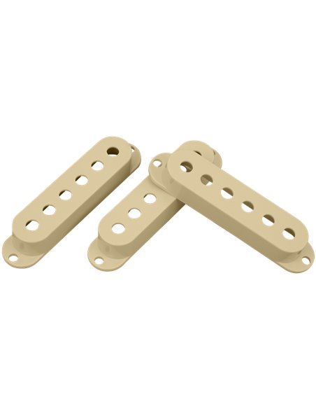 DIMARZIO VINTAGE STRAT PICKUP COVERS (Creme) крышки для сингловых звукоснимателей (DM2000CR)