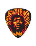 DUNLOP JIMI HENDRIX '69 PSYCH SERIES VOODOO FIRE GUITAR PICK (HEAVY) Медиаторы (JHP14HV)