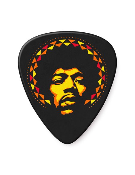 DUNLOP JIMI HENDRIX '69 PSYCH SERIES AURA MANDALA GUITAR PICK (HEAVY) Медиаторы (JHP16HV)