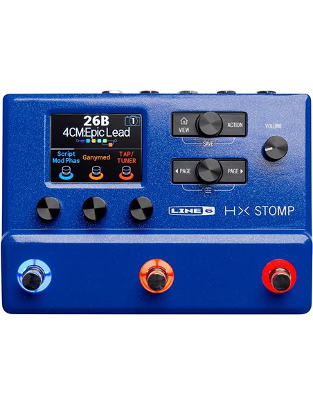 LINE6 HX Stomp Limited Edition Blue гитарный процессор эффектов