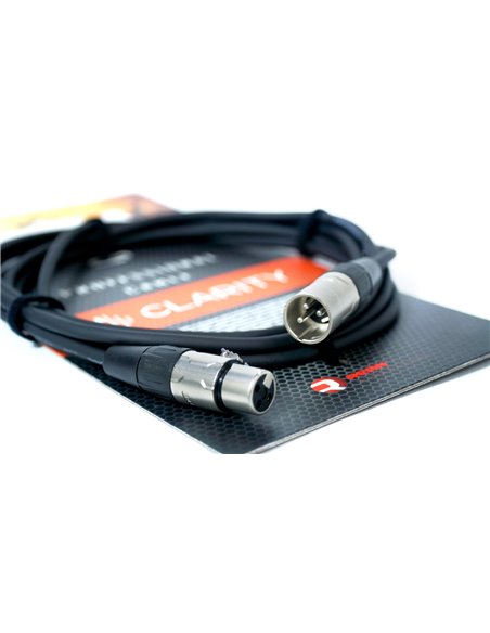 Професійний симетричний (балансний) кабель 0.22 mm2 / AWG 24 Clarity XLR-XLR/3m