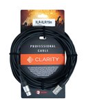 Професійний симетричний (балансний) кабель 0.22 mm2 / AWG 24 Clarity XLR-XLR/15m