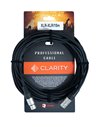 Професійний симетричний (балансний) кабель 0.22 mm2 / AWG 24 Clarity XLR-XLR/15m