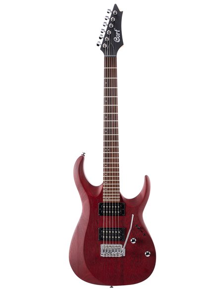 CORT X100 (Open Pore Black Cherry) Електрогітара (X100 OPBC)