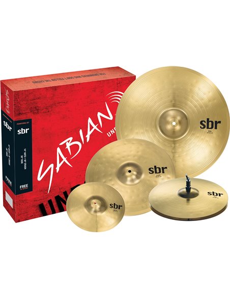 SABIAN SBr Bright Performance Pack Набір тарілок для барабанів (SBR5003BR2)