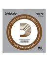 D'ADDARIO PB070 Phosphor Bronze Wound 070 Струна для акустичної гітари