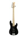 Sadowsky MetroLine 21-Fret Hybrid P/J Bass, Ash, 5-String (Solid Black Satin) Бас-гітара (SML21HP5 93 ASH FR)