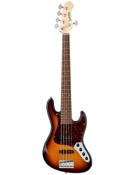 Sadowsky MetroLine 21-Fret Vintage J/J Bass, Red Alder Body, 5-String ('59 Burst Transparent High Polish) Бас-гітара (SML21VJ5 2