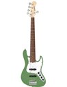 Sadowsky MetroLine 21-Fret Vintage J/J Bass, Red Alder Body, 5-String (Solid Sage Green Metallic Satin) Бас-гітара (SML21VJ5 28 