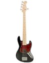 Sadowsky MetroExpress 21-Fret Hybrid P/J Bass, Maple, 5-String (Solid Black High Polish) Бас-гітара (SME21HP4 31M OKU FR)