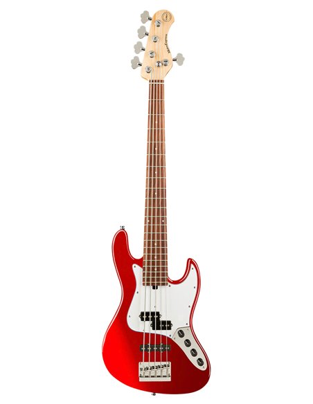 Sadowsky MetroExpress 21-Fret Hybrid P/J Bass, Morado, 5-String (Candy Apple Red Metallic) Бас-гітара (SME21HP5 31R OKU FR)