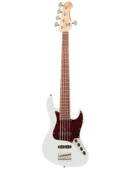 Sadowsky MetroExpress 21-Fret Vintage J/J Bass, Morado, 5-String (Solid Olympic White High Polish) Бас-гітара (SME21VJ5 28R OKU 