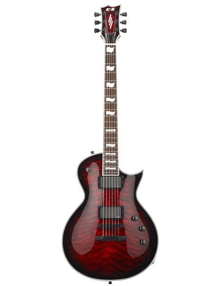 ESP E-II ECLIPSE QM (See Thru Black Cherry Sunburst) Електрогітара (EC QM STBCSB)