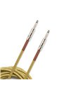 D'Addario PW-BG-10TW Custom Series Braided Instrument Cable - Tweed (3m) Інструментальний кабель (PW-BG-10TW)