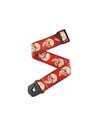 D'Addario 50ALP08 ALCHEMY PLANET LOCK GUITAR STRAP - Live Life Skull Ремінь гітарний (50ALP08)