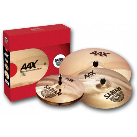 SABIAN AAX STAGE PERFORMANCE SET Brilliant Набор тарелок фото