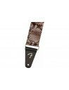 FENDER 2" WILD FAUX SNAKESKIN LEATHER STRAP Ремень гитарный