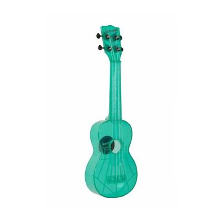 KALA WATERMAN FLUORESCENT BLUE SOPRANO UKULELE Укулеле