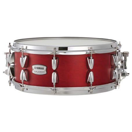 YAMAHA TMS1455 Tour Custom Snare Drum 14"x5.5" (Candy Apple Satin) малий барабан (TMS1455 CAS)