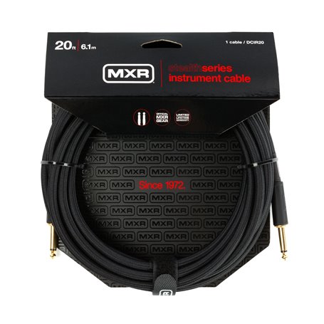 MXR Stealth Series Instrument Cable (20ft) Кабель інструментальний гітарний (DCIR20)