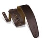 Levy's M4GF-DBR CLASSICS SERIES PADDED GARMENT LEATHER BASS STRAP (DARK BROWN) Ремінь гітарний