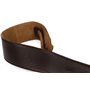 Levy's M4GF-DBR CLASSICS SERIES PADDED GARMENT LEATHER BASS STRAP (DARK BROWN) Ремінь гітарний