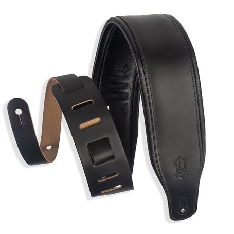 Levy's M26PD-BLK CLASSICS SERIES PADDED GUITAR STRAP (BLACK) Ремінь гітарний