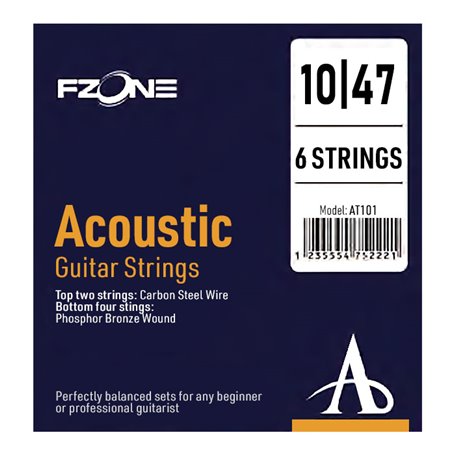 FZONE AT101 ACOUSTIC PHOSPHOR BRONZE (10-47) Струни для акустичної гітари