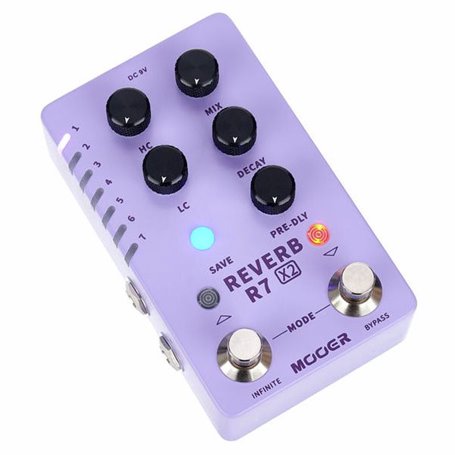 MOOER R7 X2 Reverb Гітарна педаль ревербератор