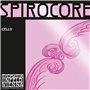 THOMASTIК комплект струн для вiолончелi SPIROCORE (червоний)