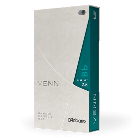 D'ADDARIO VENN Bb CLARINET REED 2.5 тростина для кларнета Bb (VBB0125G2)