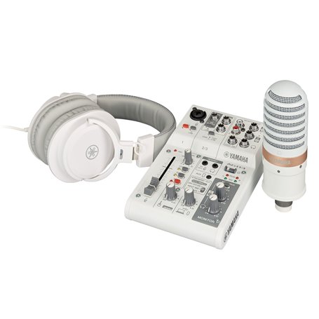 YAMAHA AG03MK2 LSPK Live Streaming Pack (White) Набір для звукозапису (AG03MK2WLSP)