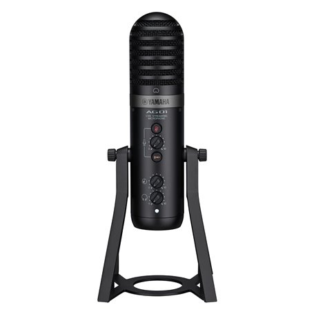 YAMAHA AG01 Live Streaming USB Microphone (Black) USB мікрофон (AG01B)