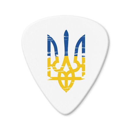 DUNLOP TORTEX WEDGE CUSTOM UKR 1.00 Медіатор (424C1.00 WHT UKR)