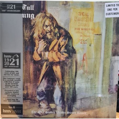 LP Jethro Tull: Aqualung (Clear Vinyl Limited)