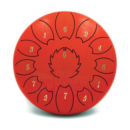 FZONE STD10I13N Red STEEL TONGUE DRUM Глюкофон