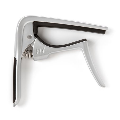 DUNLOP 63CSC TRIGGER FLY CAPO CURVED - SATIN CHROME Каподастр для акустичної гітари