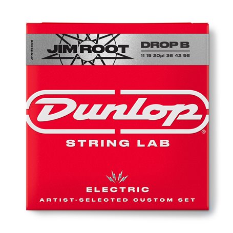 DUNLOP JRN1156DB JIM ROOT STRING LAB SERIES GUITAR STRINGS 11-56 | DROP B Струни для електрогітари