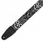 LEVY's 2″ Poly Calaca Guitar Strap – Skulls гітарний ремінь (MP2CAL-003)