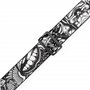 LEVY's 2″ Tattoo Series Poly Guitar Strap - B&W Clowns гітарний ремінь (MP2TAT-001)