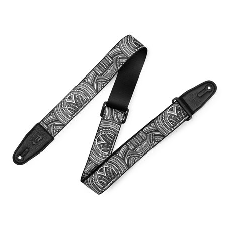 LEVY's 2″ Tattoo Series Poly Guitar Strap - Tribal гітарний ремінь (MP2TAT-002)