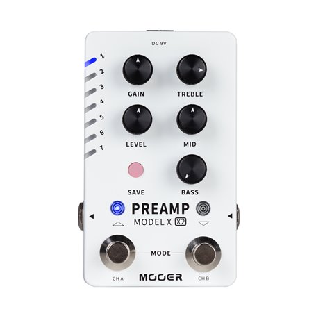 MOOER PREAMP MODEL X2 Гітарна педаль преамп